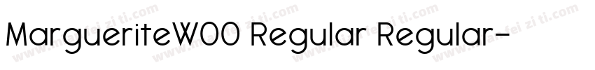 MargueriteW00 Regular Regular字体转换